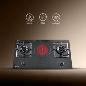 XGT-3-G+E (Built In Glass Hob)