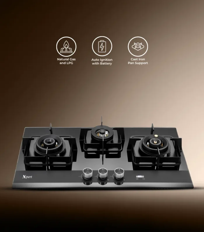 XGT-3-311-N (Built In Glass Hob)
