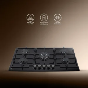 XGT-5-SB (Built In Glass Hob)
