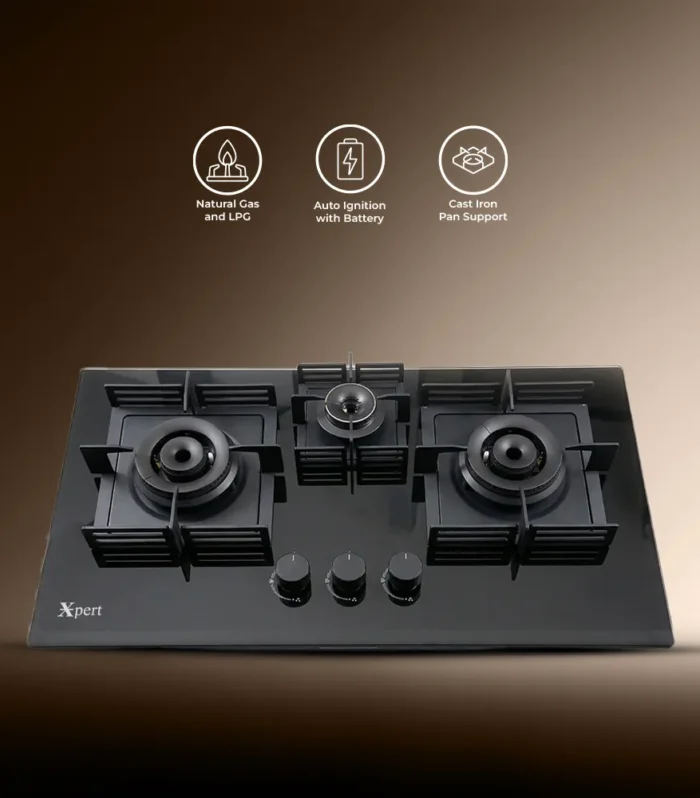 XGT-3-888 (Built In Glass Hob)