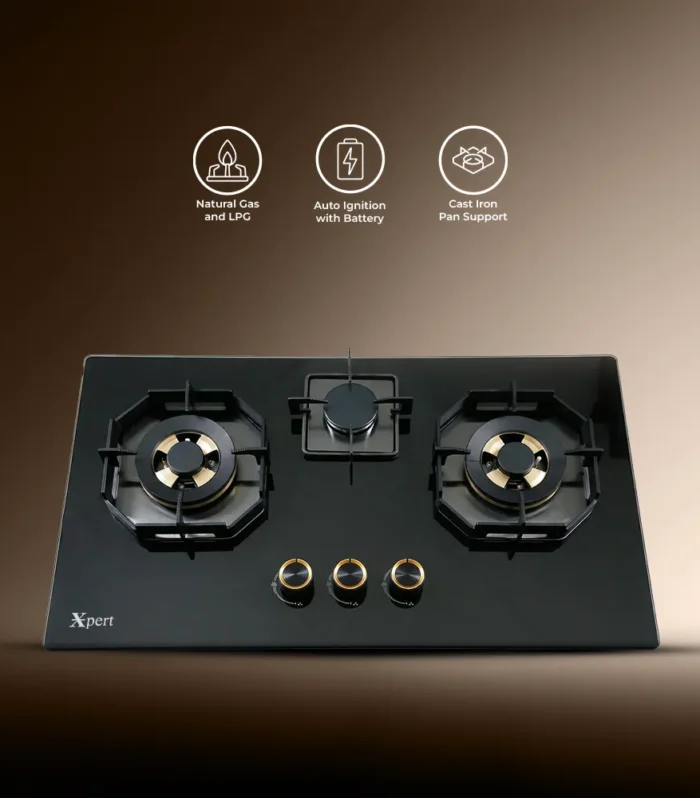 XGT-3-999 (Built In Glass Hob)