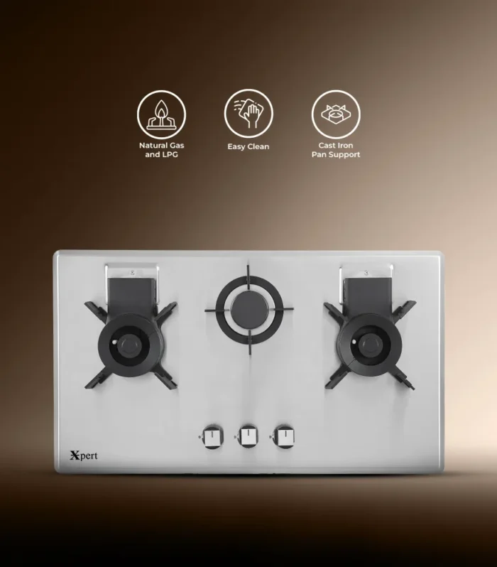 XST-3-easy clean (Built In Steel Hob)