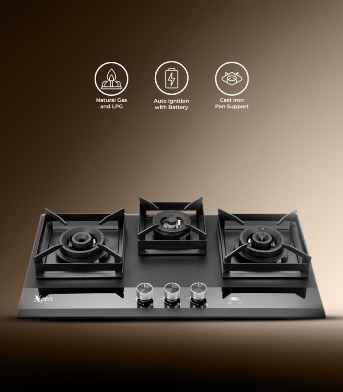 XGT-3-311-N (Built In Glass Hob)