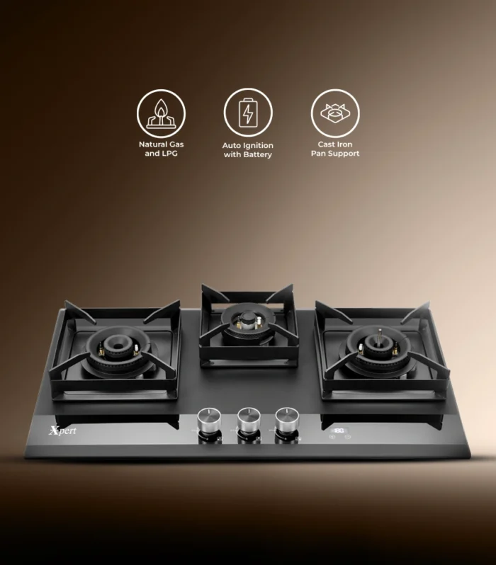 XGT-3-311-N (Built In Glass Hob)