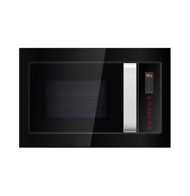 XEM-31-L-B 28L Built-in Microwave Oven with Grill and Black Finish
