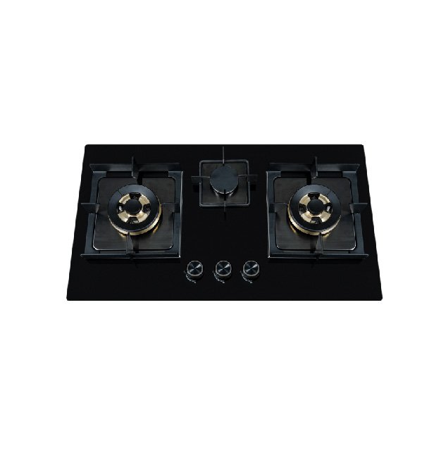 Buy XGT-3-711 Glass Hob – 3 Brass Burners, Auto-Ignition