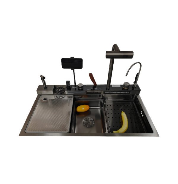X-S-B-8546-N Single Bowl SS 304 Sink with LED Display – Buy Online