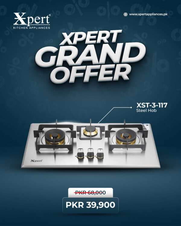 XST-3-117 (Built In Steel Hob)