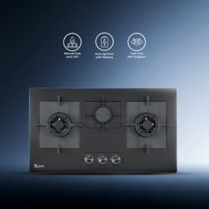 XGT-3-818-MB (Built In Glass Hob)