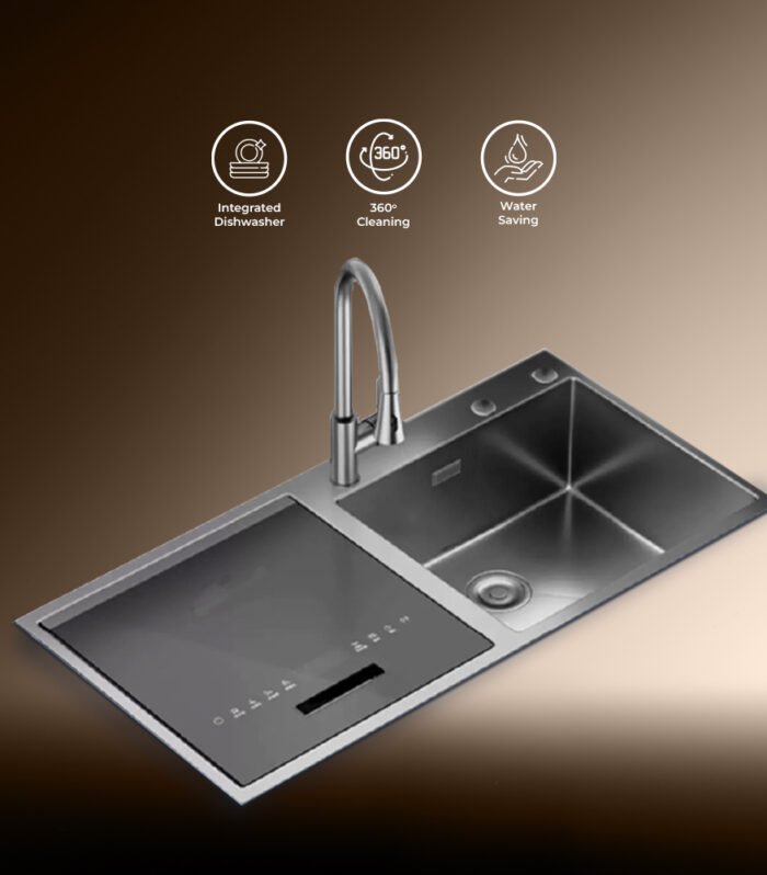 X-DW-S-03-B (Built-in Dishwasher + Sink)