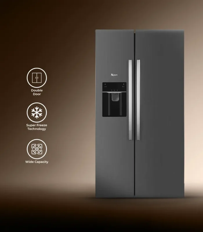 X-SBS-2700-S (Side by Side Refrigerator)